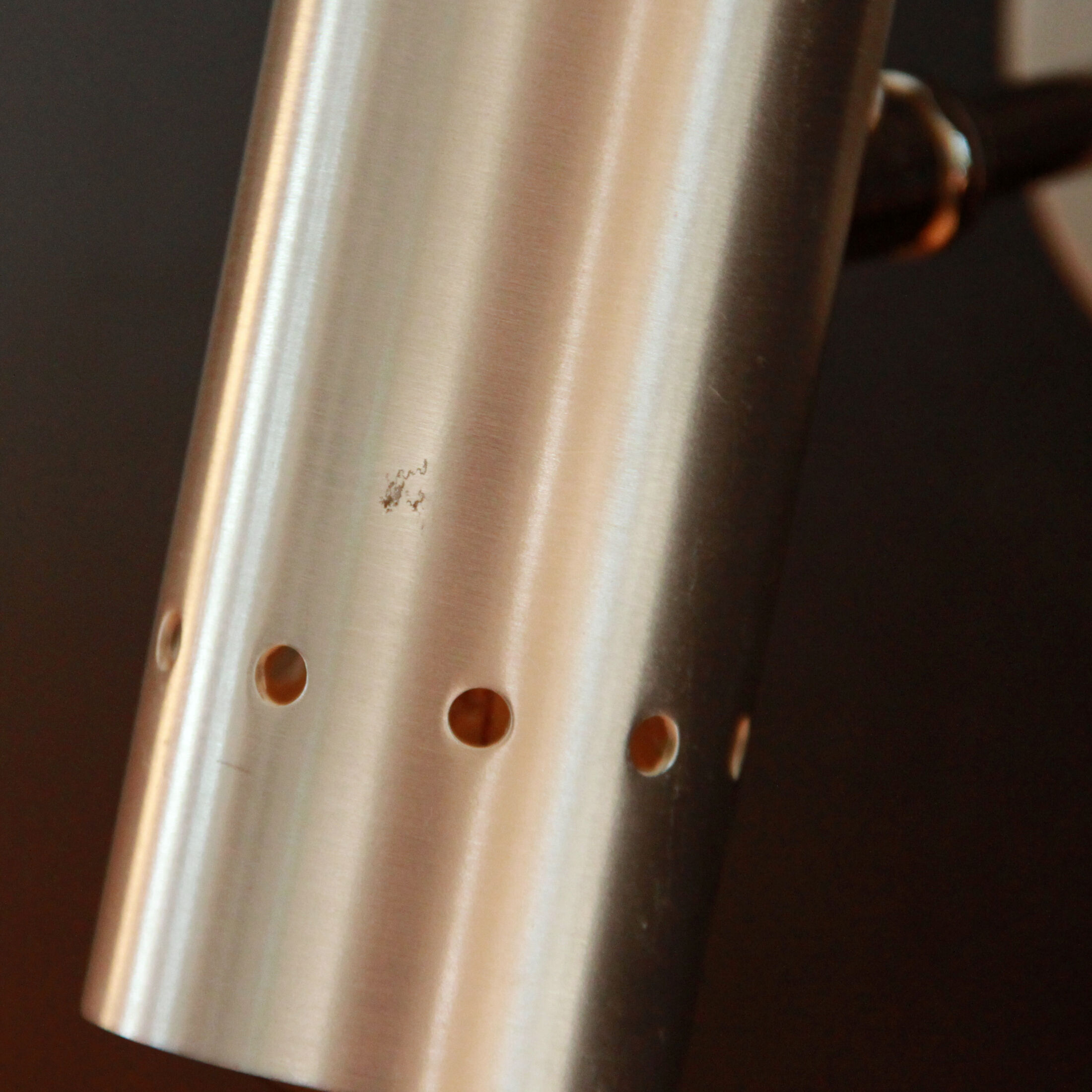 Spot applique murale lampe aluminium luminaire seventies