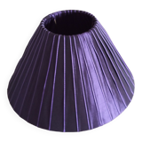 Purple moiré lampshade