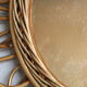 Rattan sun mirror