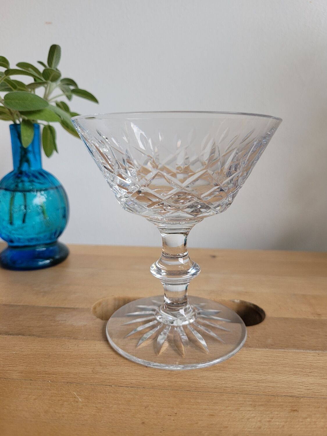 Coupe à champagne en cristal