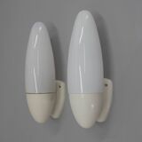 Set of Two Space Age Wall Lamps, Czechoslovakia, 1960s
