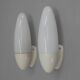 Set of Two Space Age Wall Lamps, Czechoslovakia, 1960s