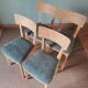 Chaises bistrot vert d'eau
