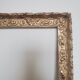 Large old gilded wooden frame