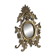 Antique table mirror in bronze, Italy, 19th-20th century