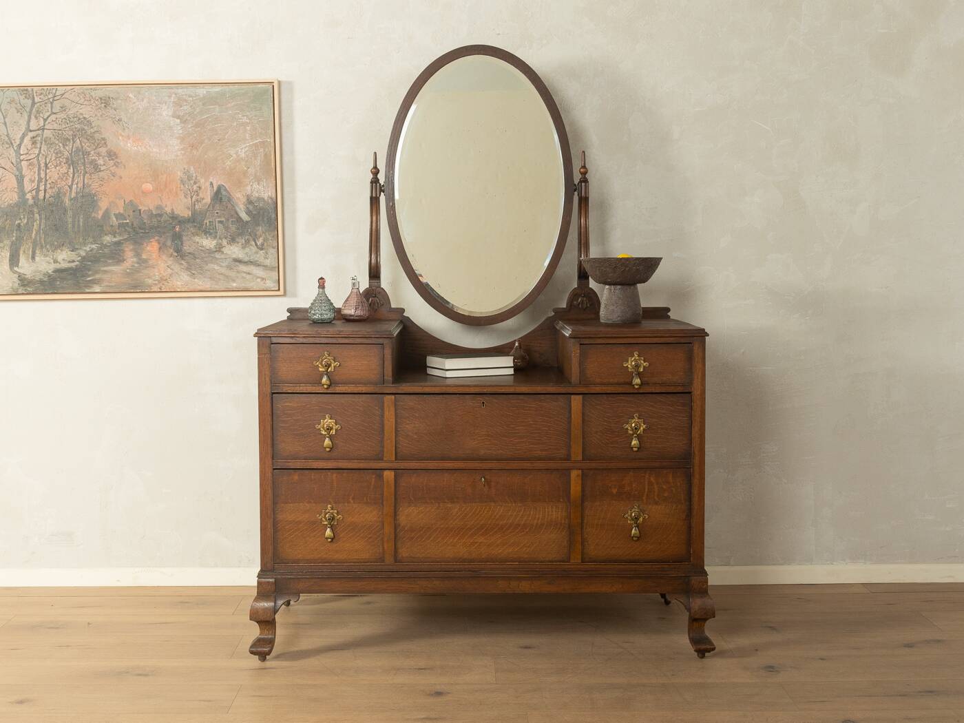Coiffeuse du 19ème siècle, fabriquée en Grande-Bretagne