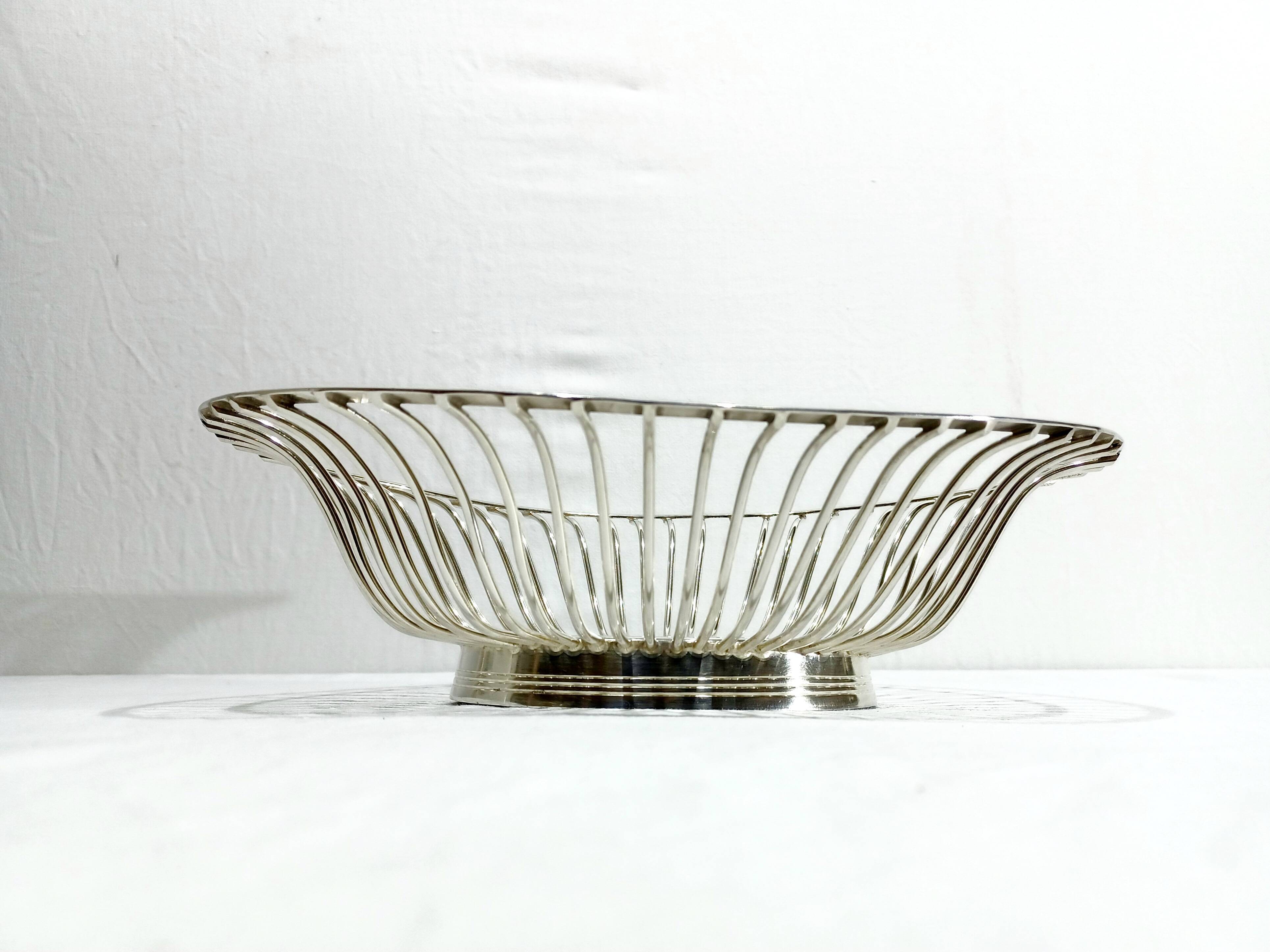 SILVER METAL BANQUETTE CHRISTOFLE GALLIA COLLECTION