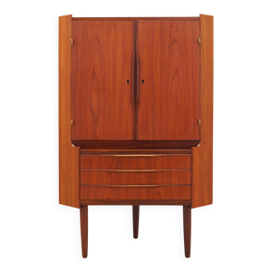 Cabinet d'angle en teck,