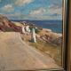 Original Swedish Oil on Canvas – “The Way” by Aksel G Knůdsen – Signed, Vintage & Framed – 52 x 45 cm (24" x 20")