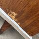 Painted glass bookcase