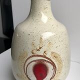 Vintage stoneware vase signed 60s-70s