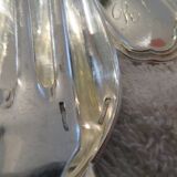 15 Christofle Spatours engraved RV 21.8cm table cutlery 30p early 20th century