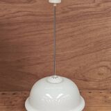 Suspension lamp "derby" in triplex opal glass – karel volf, osvě