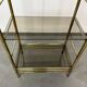 Mid-century design brass shelf