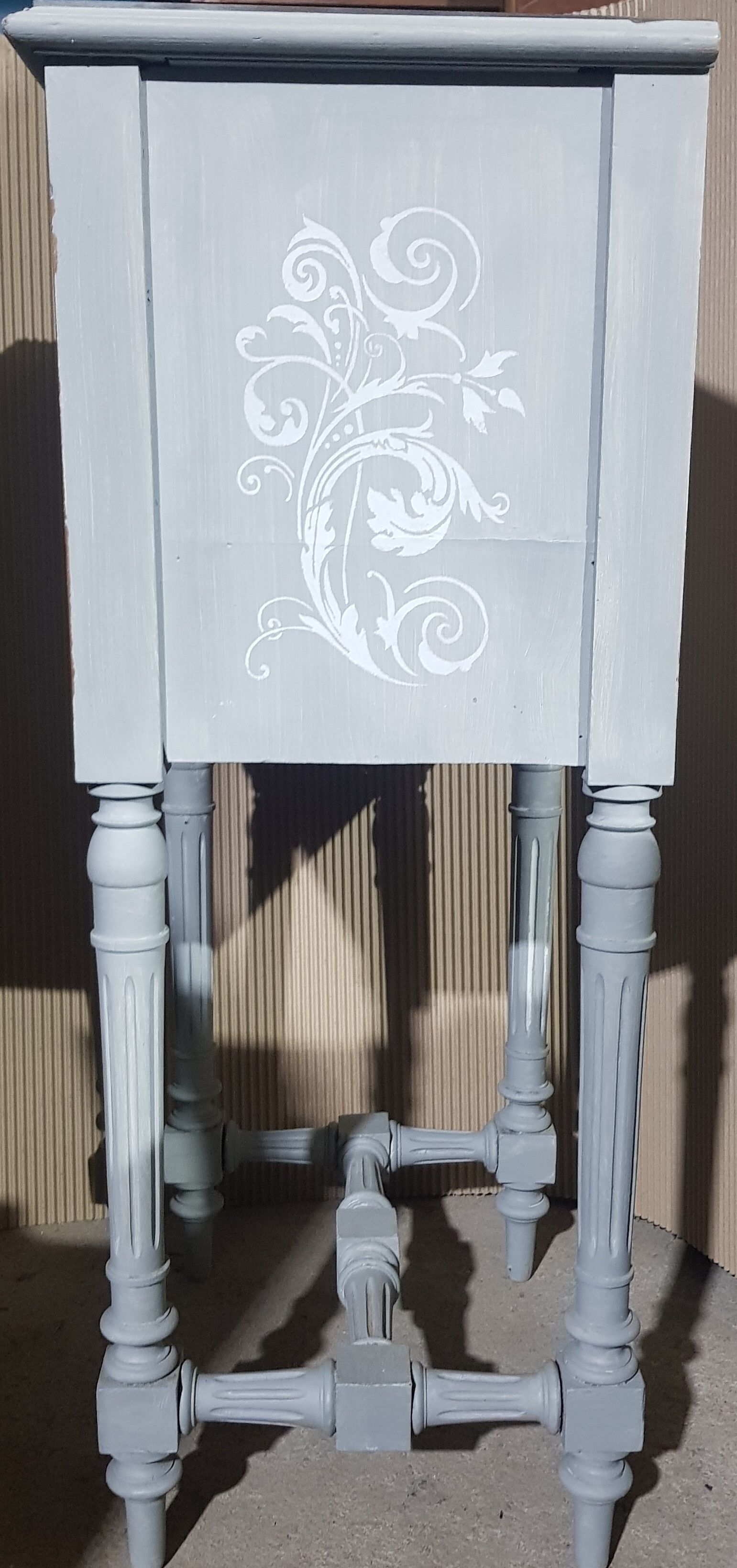 Bedside louis XVI style - Relooké shabby