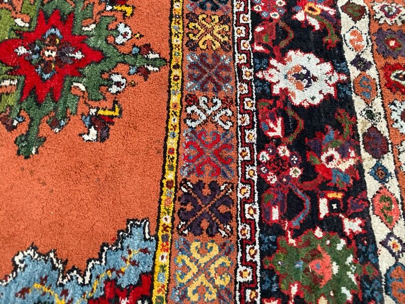 Large old Moroccan carpet Berbere 315x396 cm