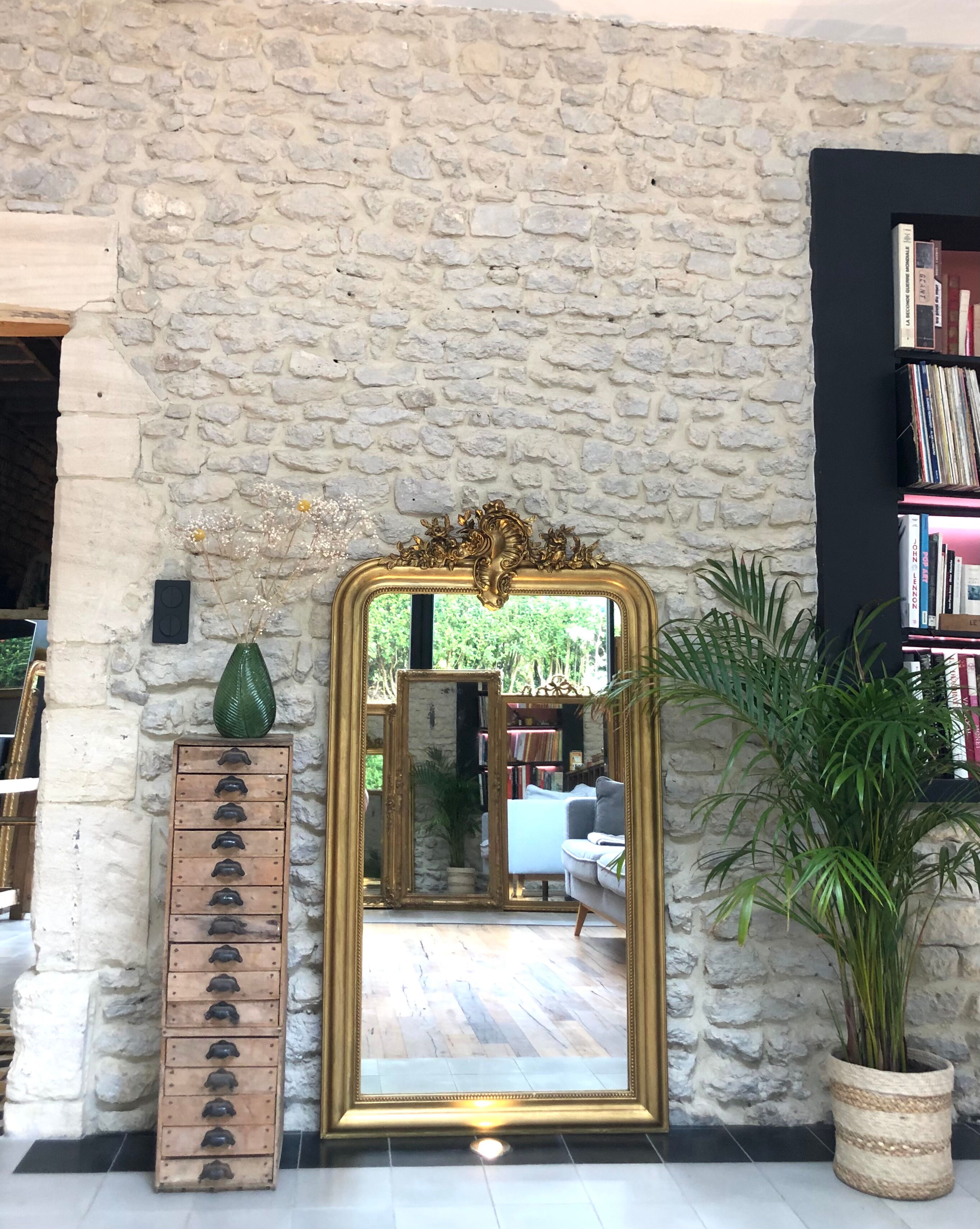 Louis-Philippe pediment mirror 150x82,5cm