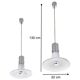 Pair of Murano Glass Pendants attr. to Alessandro Pianon for Vistosi