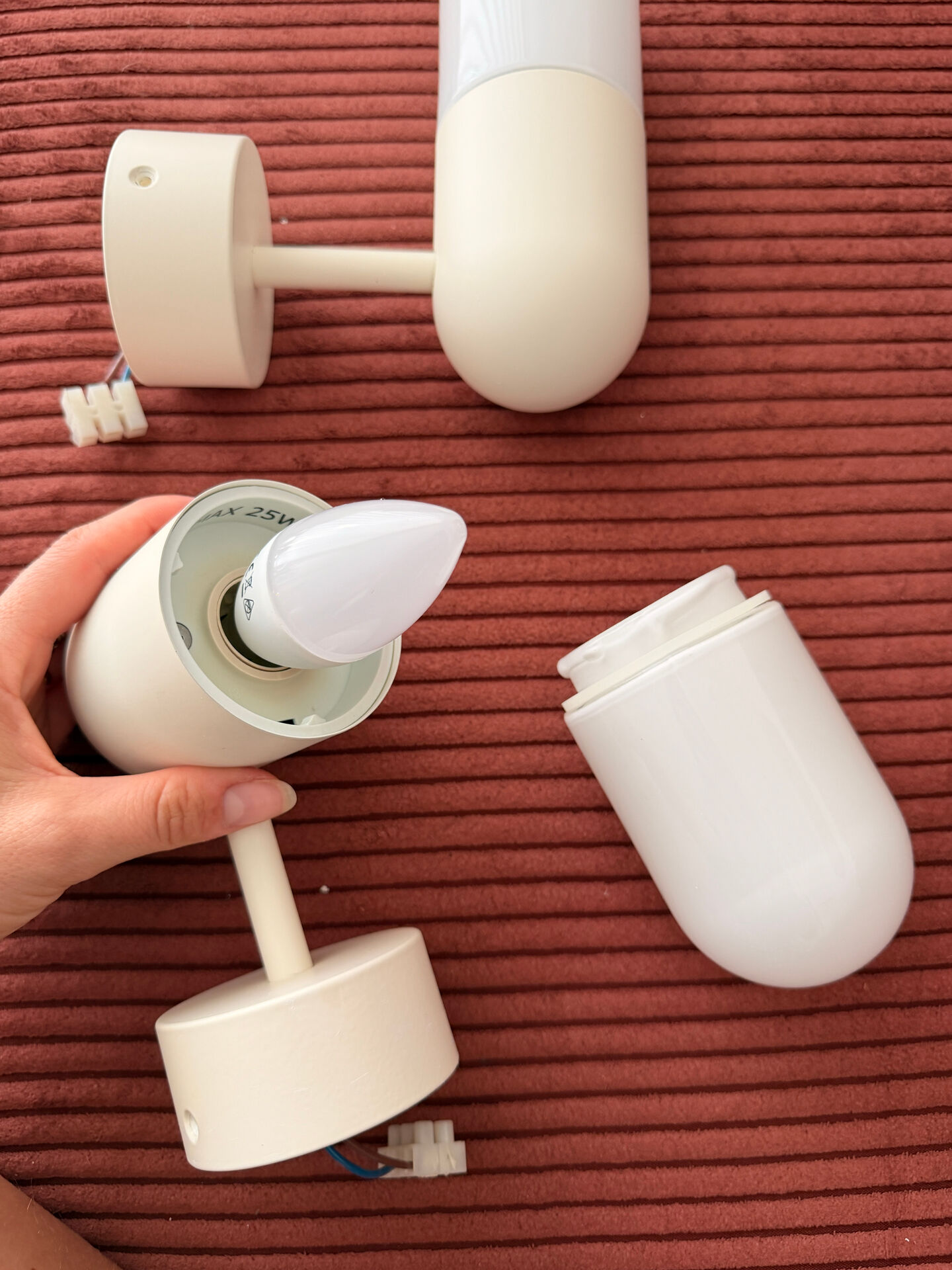 Östana wall lamp pair Ikea