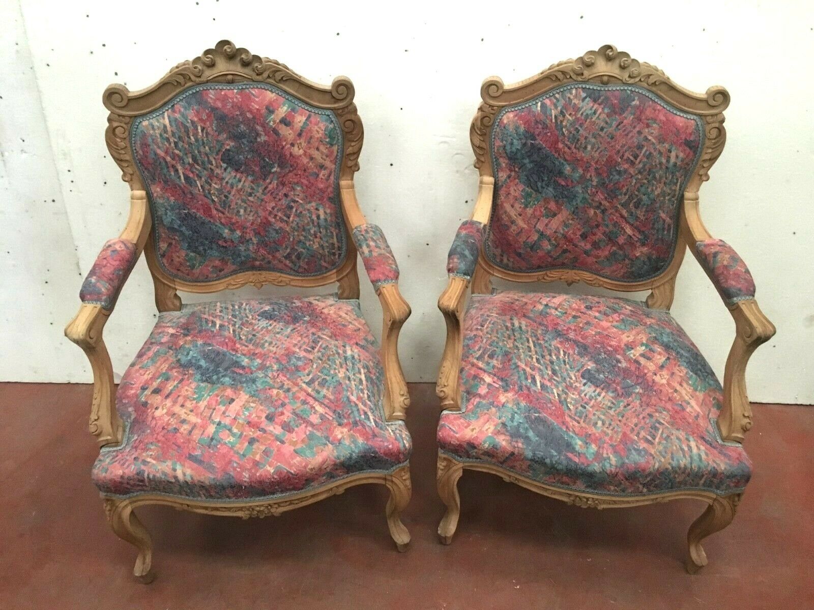 Louis XV-style armchairs