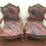 Fauteuils de style Louis XV