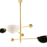 Lustre planetario laiton 3 bras