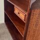 Vintage wooden and rattan counter bar