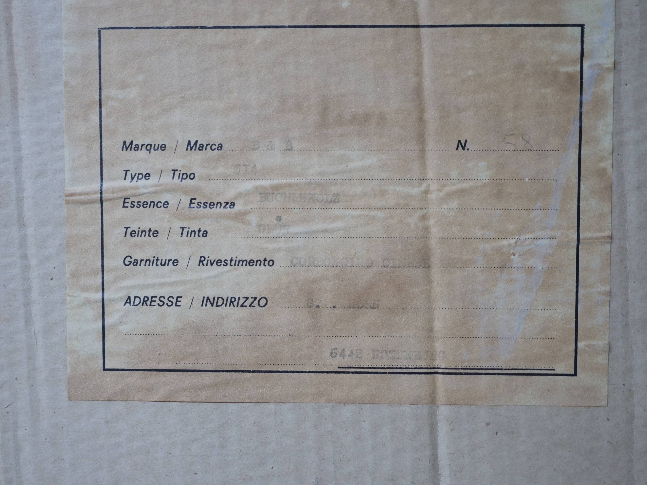 B&B Italy Wicker Chairs Table Colorful Mid-Century Design 60s 70s, Set of 5