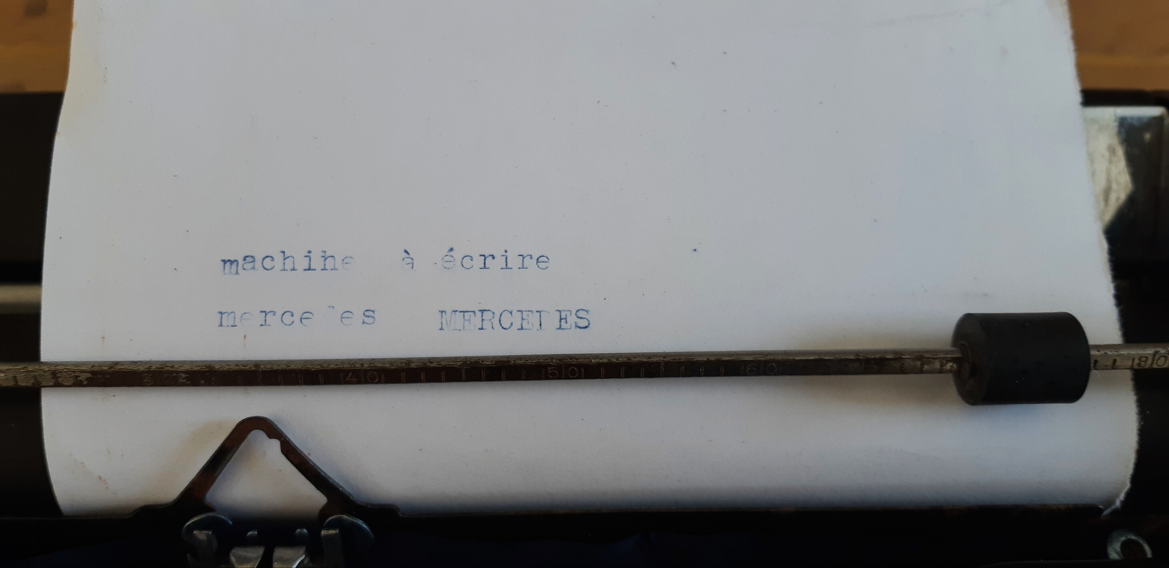 Functional typewriter , Mercedes Selecta