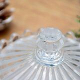 Baccarat sugar bowl, "alternating ribs" model