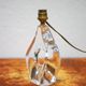 Daum France crystal lamp, vintage lamp, sculptural lamp