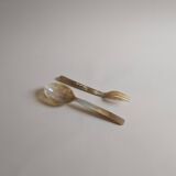 Horn serving cutlery