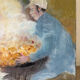 Scène de rue chinoise, huile sur toile signée