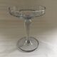 Large glass candle holder