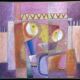 Humberto Tezcucano (Mexico 20th century), Oil on panel, abstract composition