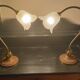 Pair of Art Nouveau style lamps
