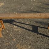 Pair of oak farmhouse benches 150 cm