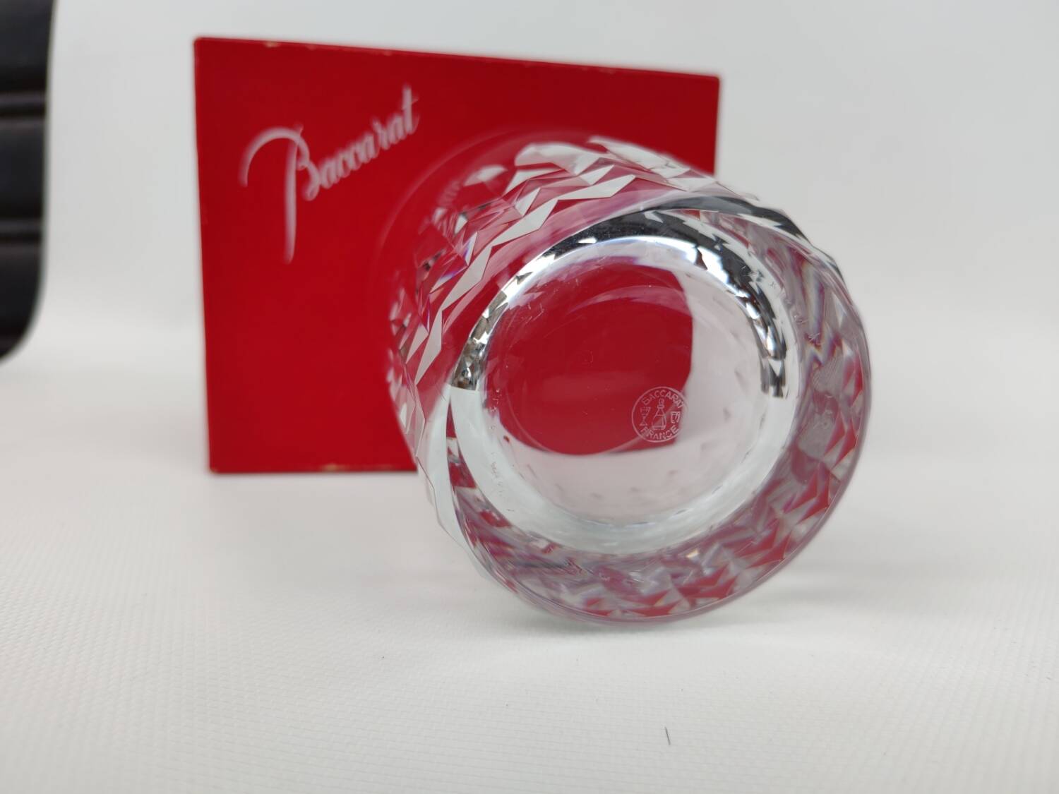 Baccarat crystal ice bucket, Piccadilly model.