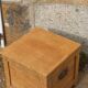Small antique wooden chest – sandblasted