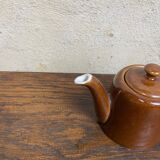 Small vintage brown teapot