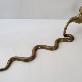 Wall candle holder cobra 76cm vintage 1970