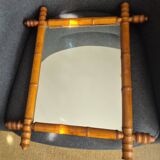 Vintage belle epoque bamboo mirror