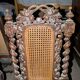 Pair of Neo-Renaissance ceremonial chairs – Carved wood and twisted columns