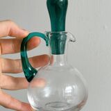 Blown glass oil cruet