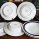 6 hollow / pasta plates by Saturnia porcelain