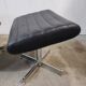 Fauteuil lounge et ottoman vintage