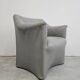 Postmodern leather armchairs Tentazione by Mario Bellini for Cassina.