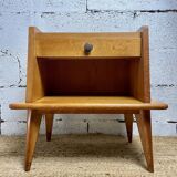 Bedside table with compass feet