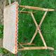 High wicker and rattan table