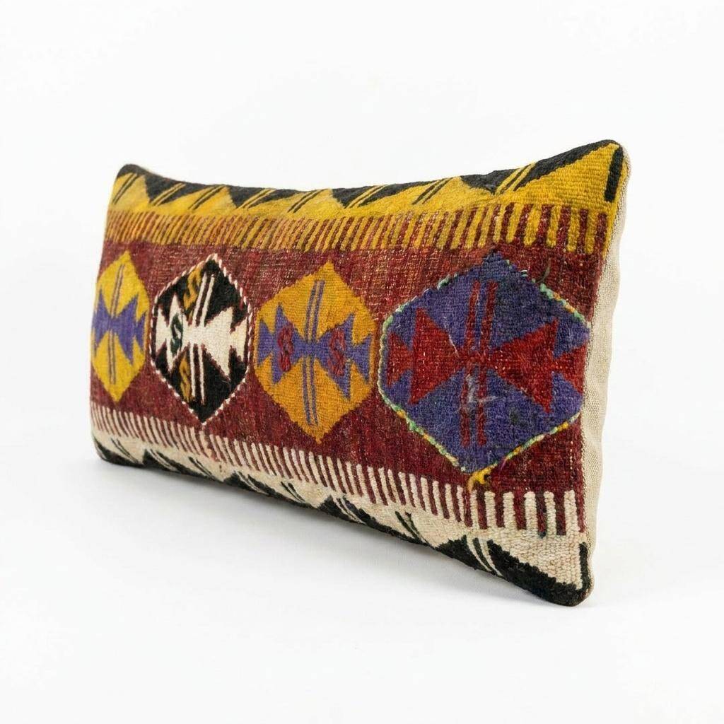 Housse de coussin kilim vintage 36x89 cm
